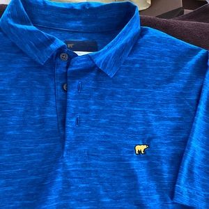 Jack Nicholson polo shirt medium blue golf